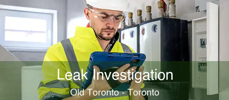  Leak Investigation Old Toronto - Toronto